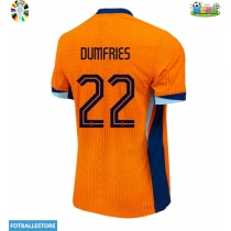 Nederland Denzel Dumfries #22 Hjemmedrakt EM 2024 Kortermet